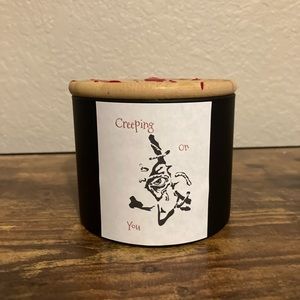 Leather scented candle 14oz NWT Jeepers Creepers inspired